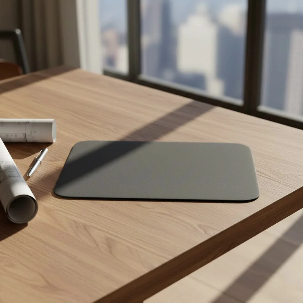 Ergonomic mouse pad with wrist rest for carpal tunnel relief