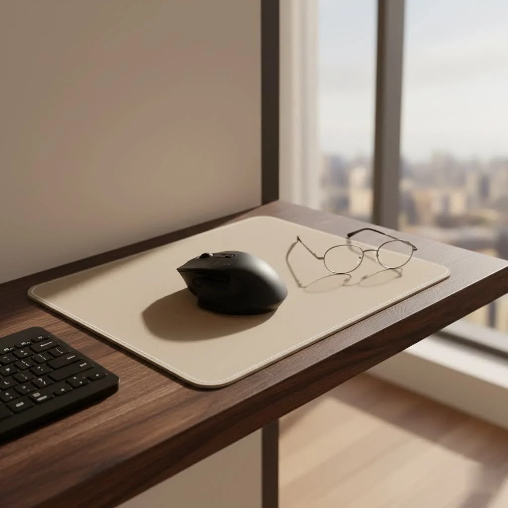 HyperX Fury S Pro Gaming Mouse Pad on a desk
