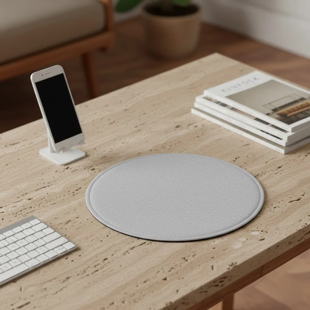 Ergonomic mouse wrist pad supporting a hand